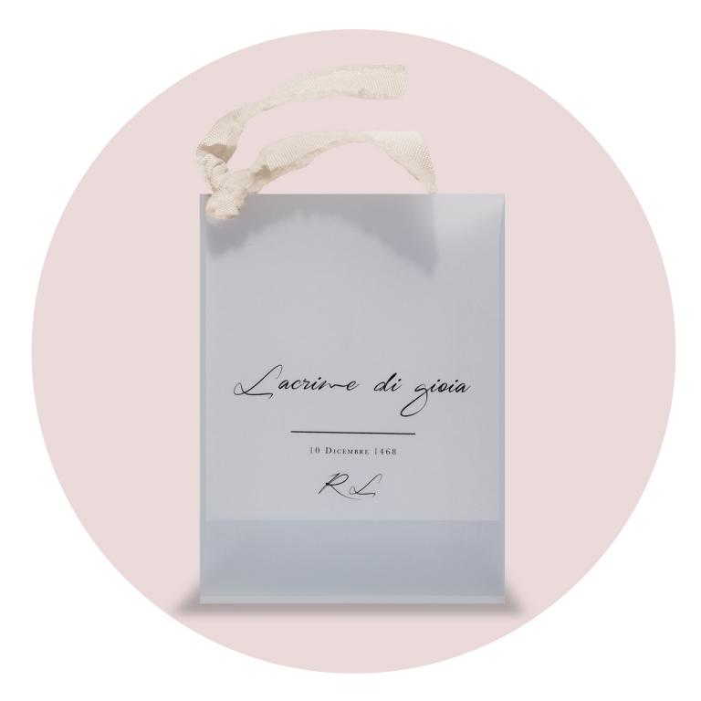 Immagine prodotto: Bustina porta lacrime di gioia set chiesa cod. FFP R 0002